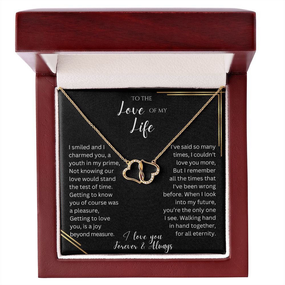 Love of my Life - I couldn't love you more (black) SOLID GOLD